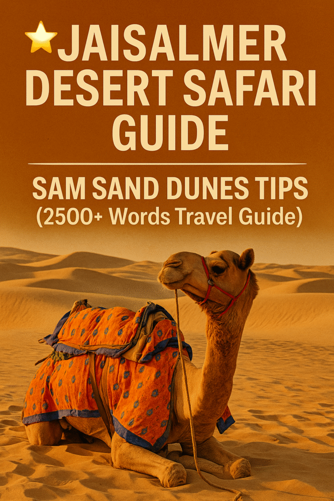 Jaisalmer Desert Safari Guide