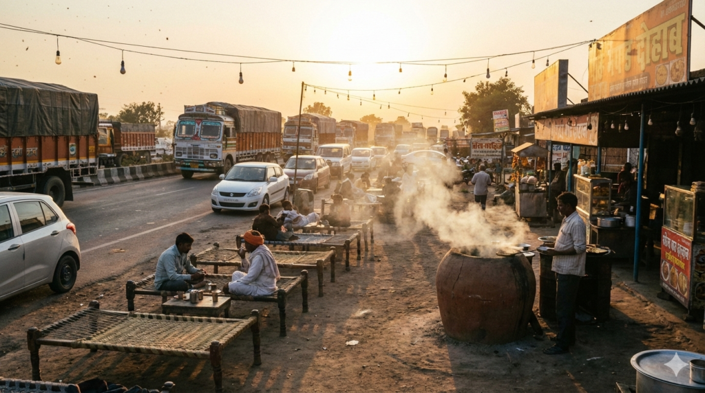 highway dhaba food in India