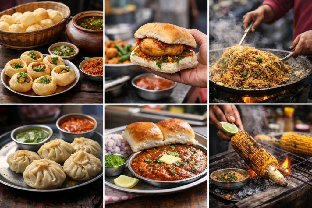 20-100 street food in India