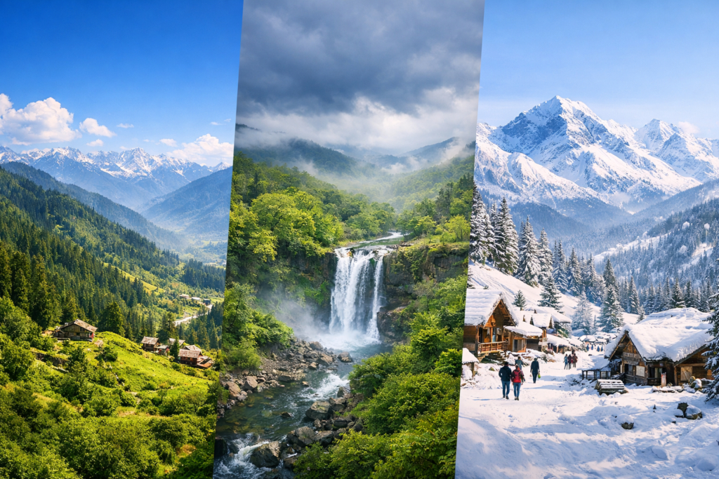 Season wise travel in India