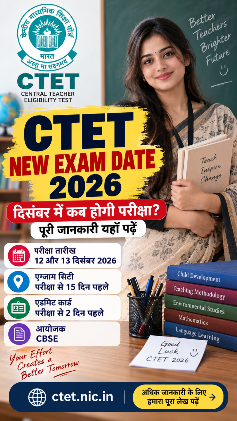 CTET New Exam Date 2026