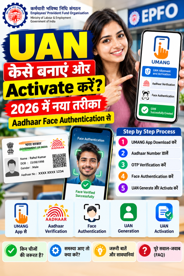 UAN कैसे बनाएं और Activate करें 2026